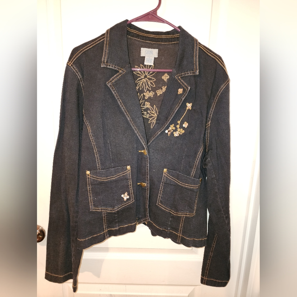 Woman beaded jacket